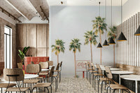 Oceanfront hotel mural with Aloha spirit design

