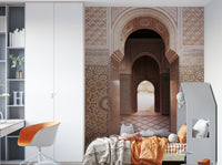 Bold Moroccan-style mural for exotic interiors

