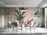 Whimsical pineapple wall art with baby design

