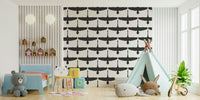 Nature-inspired wallpaper featuring flying swans

