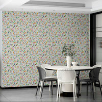 Woodland creatures wallpaper for toddler space

