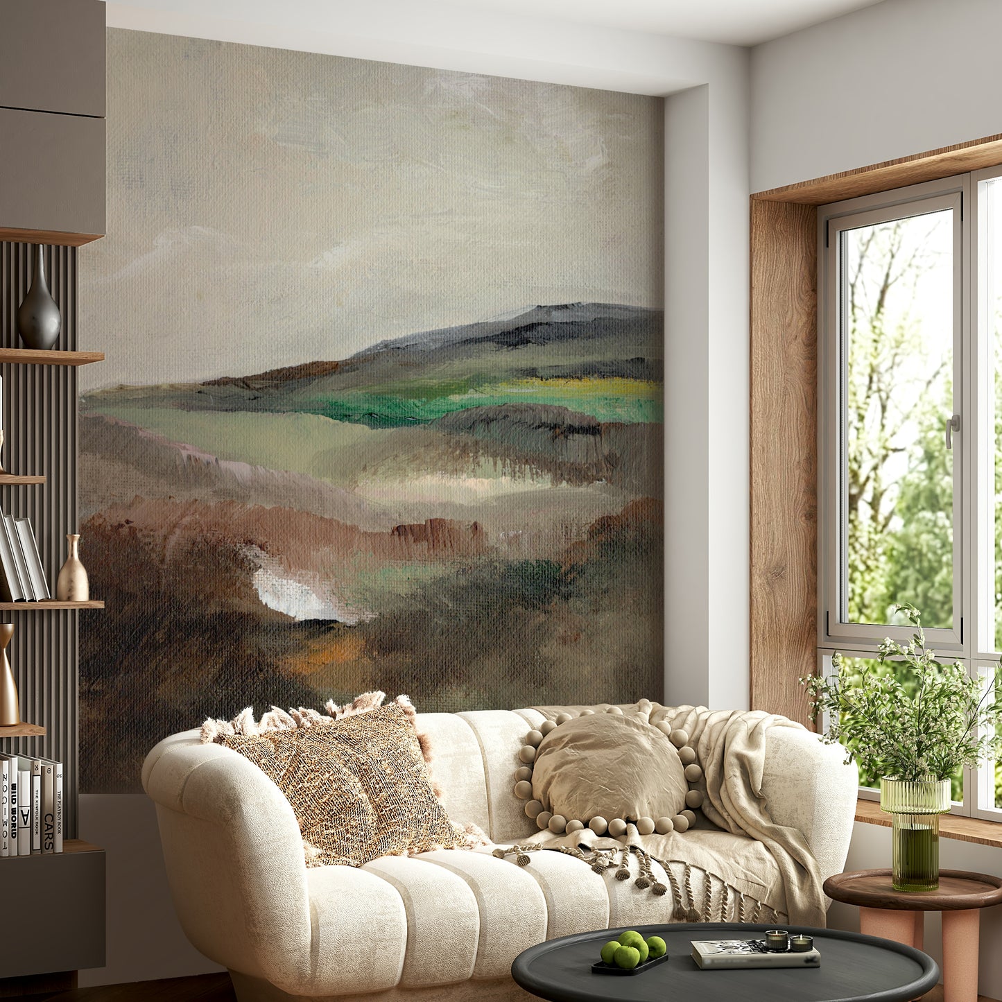 Serene Hillscape Wall Mural