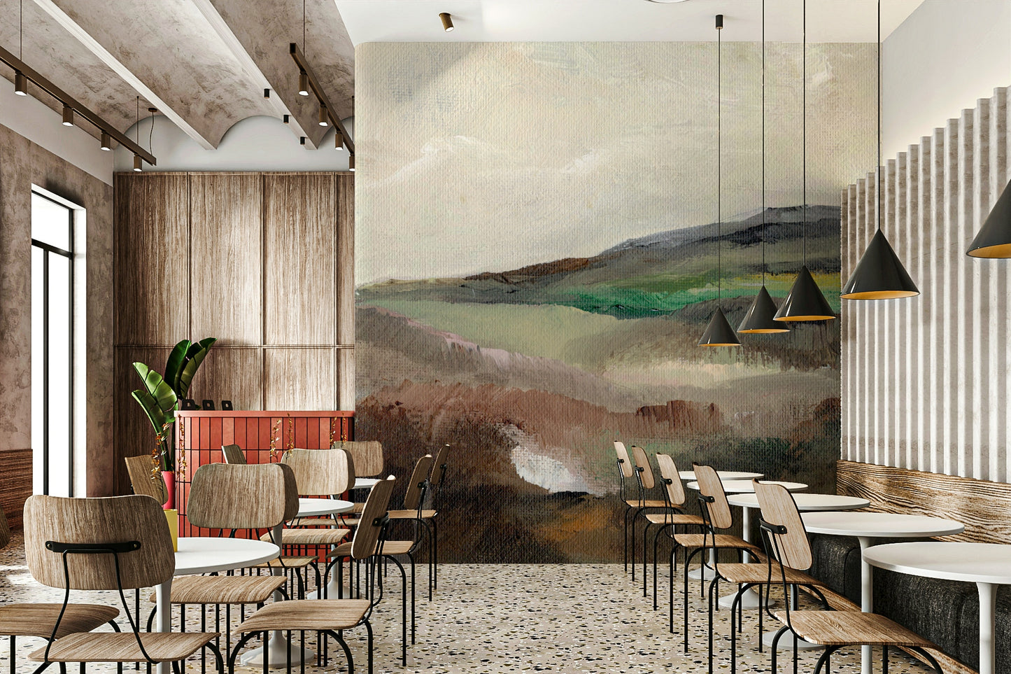 Serene Hillscape Wall Mural