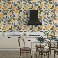 Vintage lemon wall mural
