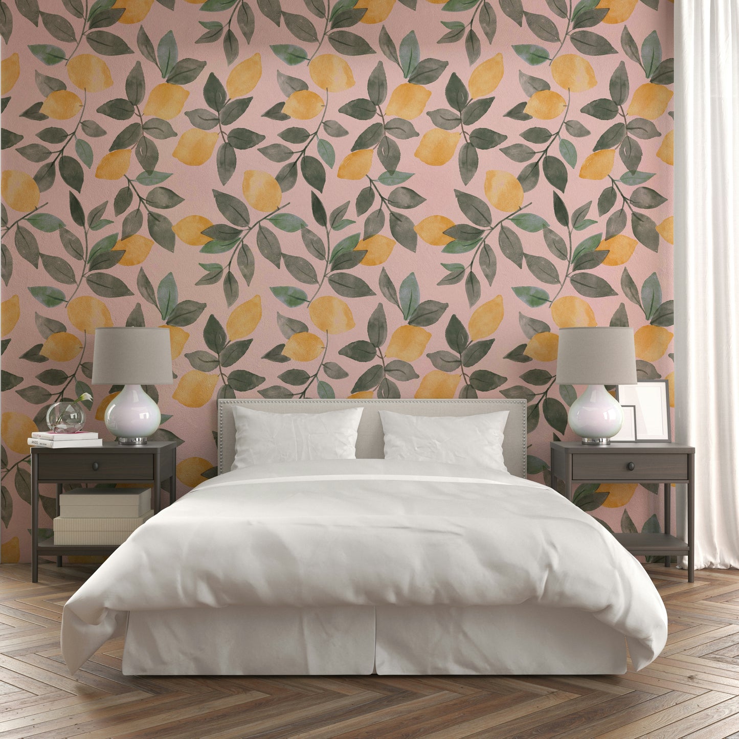 Fruit branch mural design

