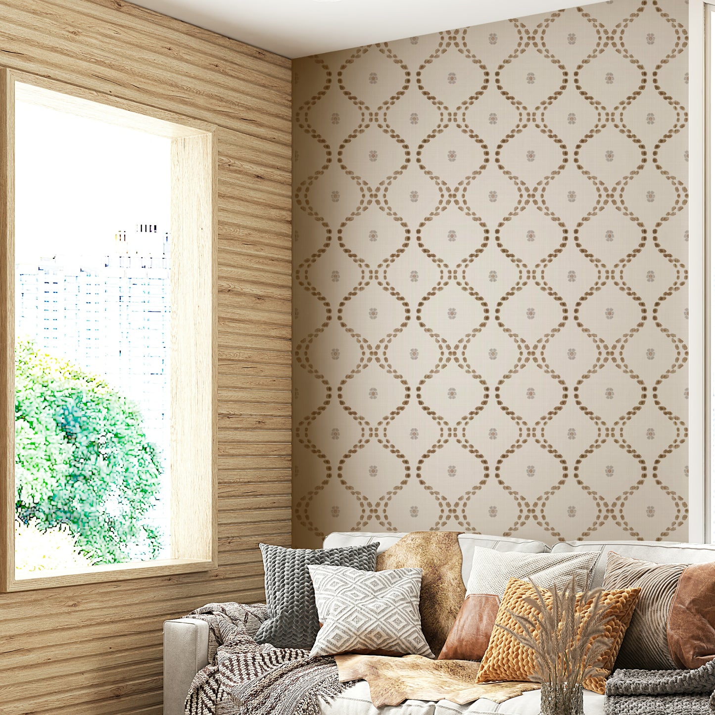 Whispered Trails wallpaper soft nature-inspired design

