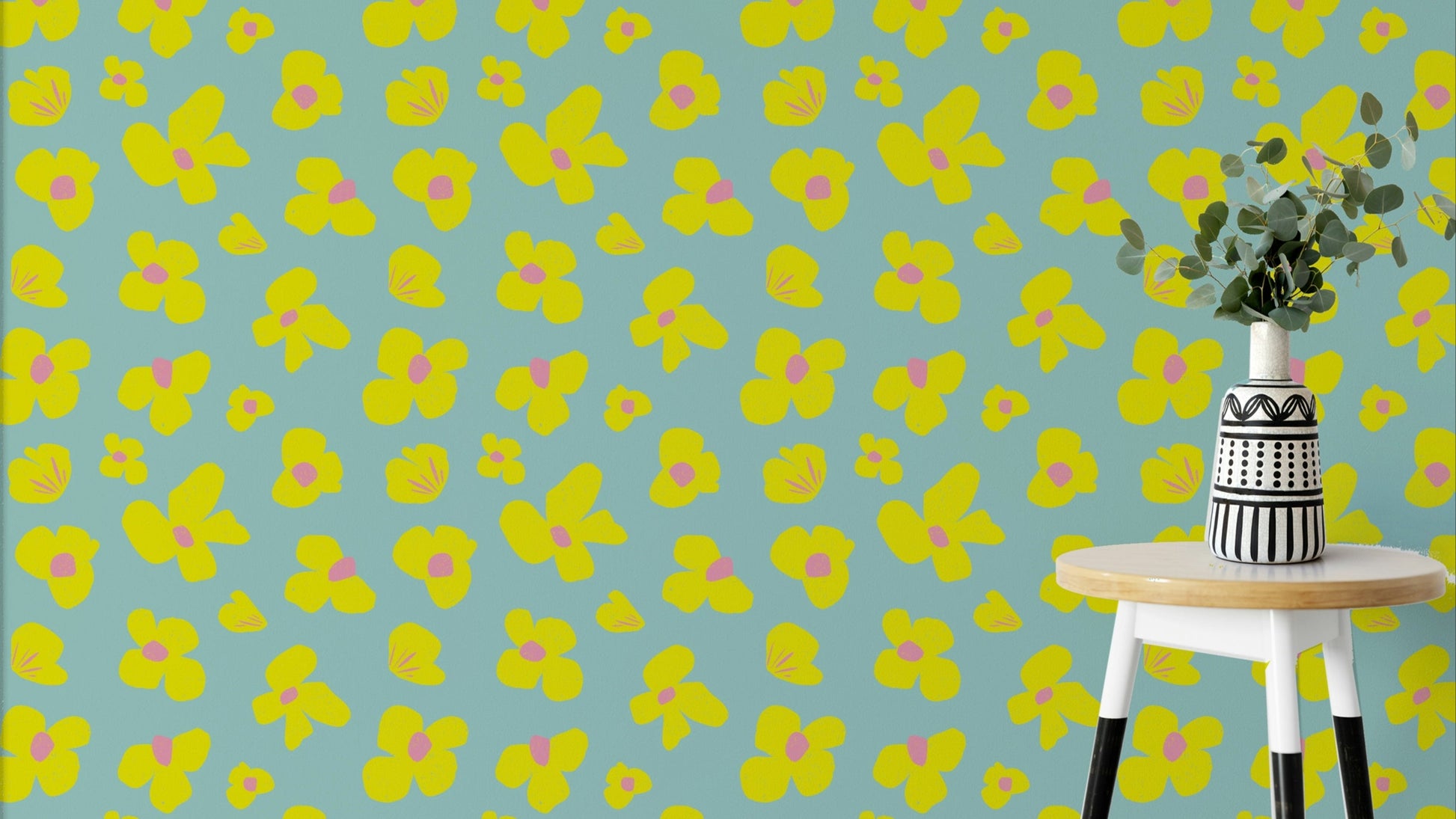 Sunshine Daisies wallpaper with bright yellow flowers

