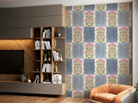 Delicate striped wallpaper for cozy interiors

