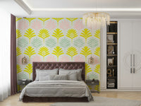 Light-toned wallpaper with a paradise vibe

