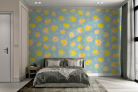 Elegant pastel flowers for wall decoration

