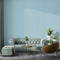 Wavy blue line wallpaper for modern walls

