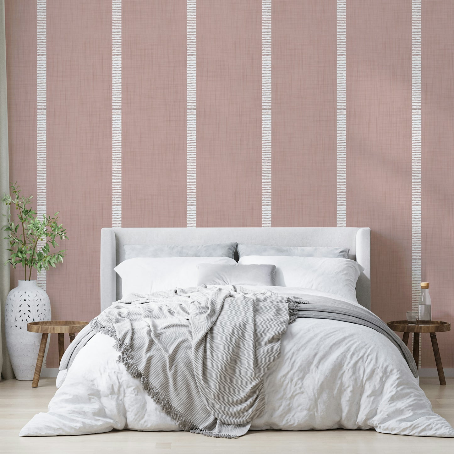 Light mauve boho wallpaper

