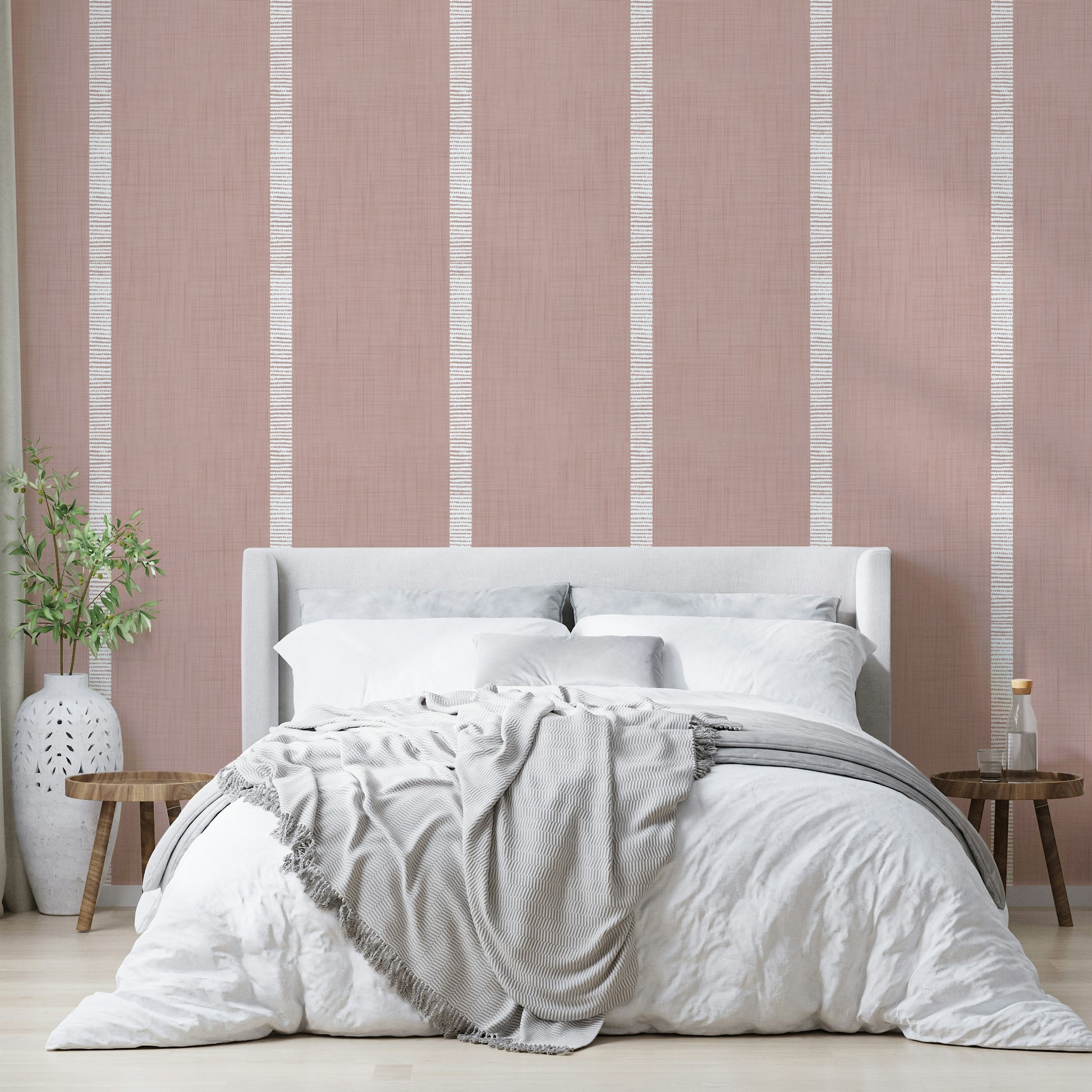 Light mauve boho wallpaper

