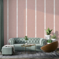 Soft mauve stripe wallpaper


