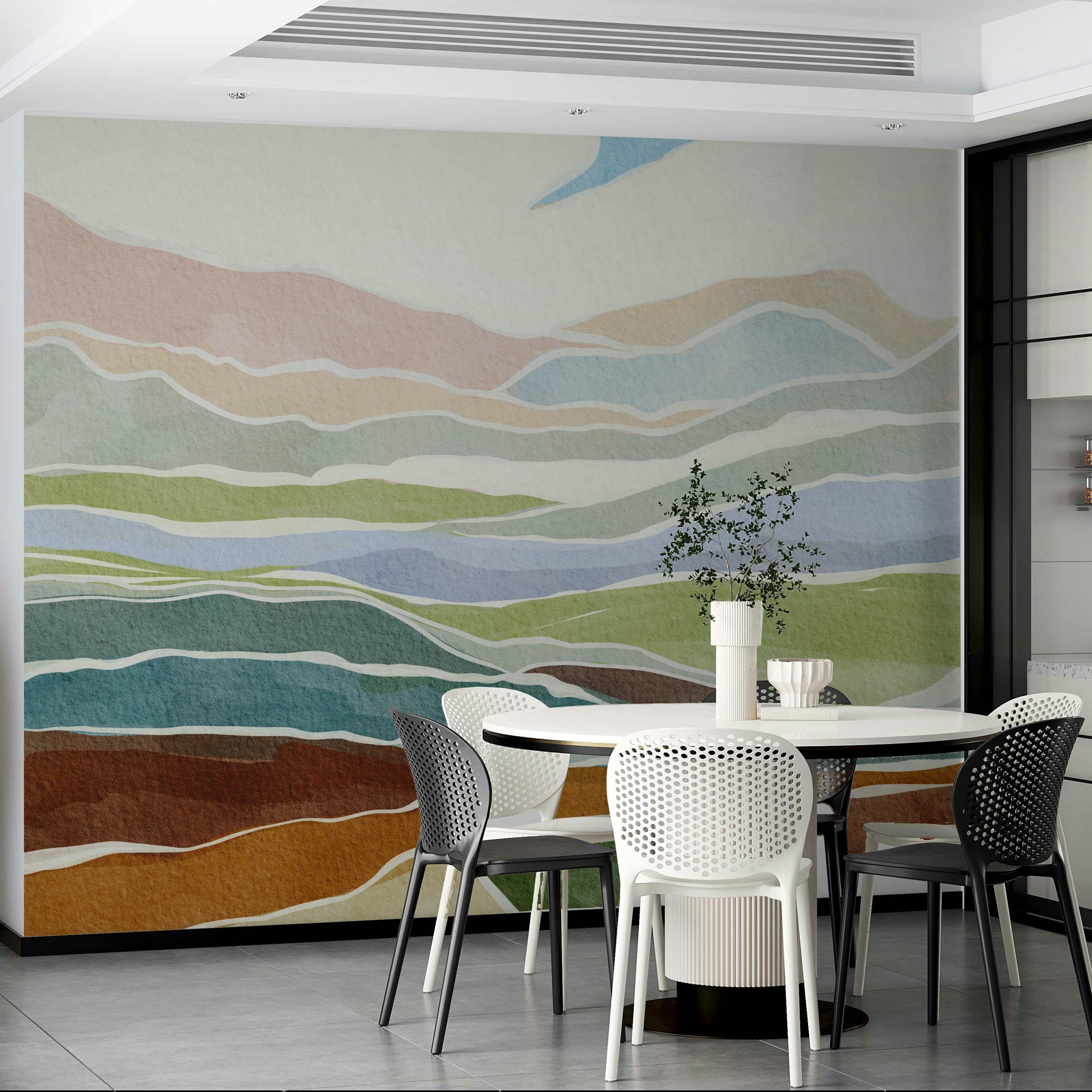 Gentle color blend wallpaper

