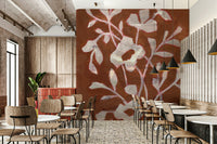 Soft warm flower wallpaper

