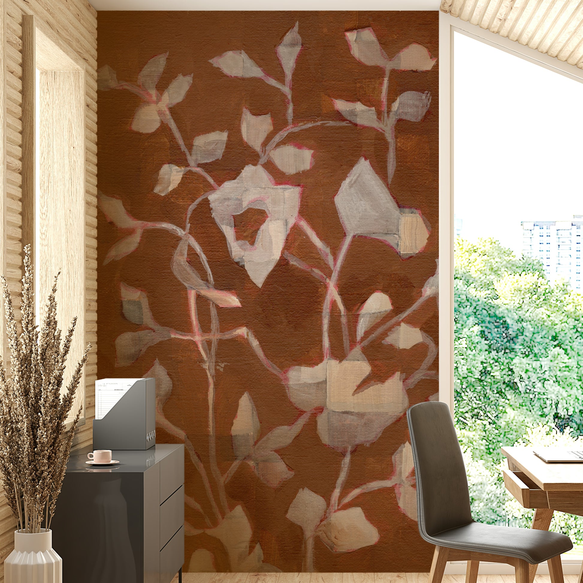 Easy install nature mural

