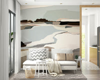 Living room abstract wallpaper

