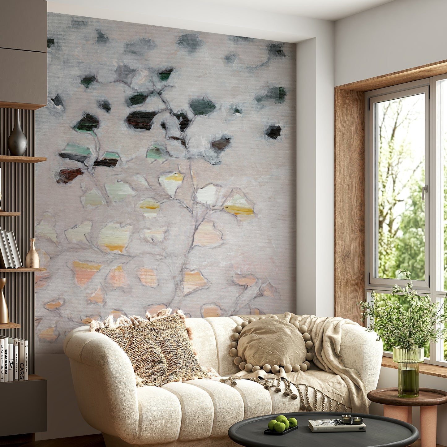 Easy install nature mural

