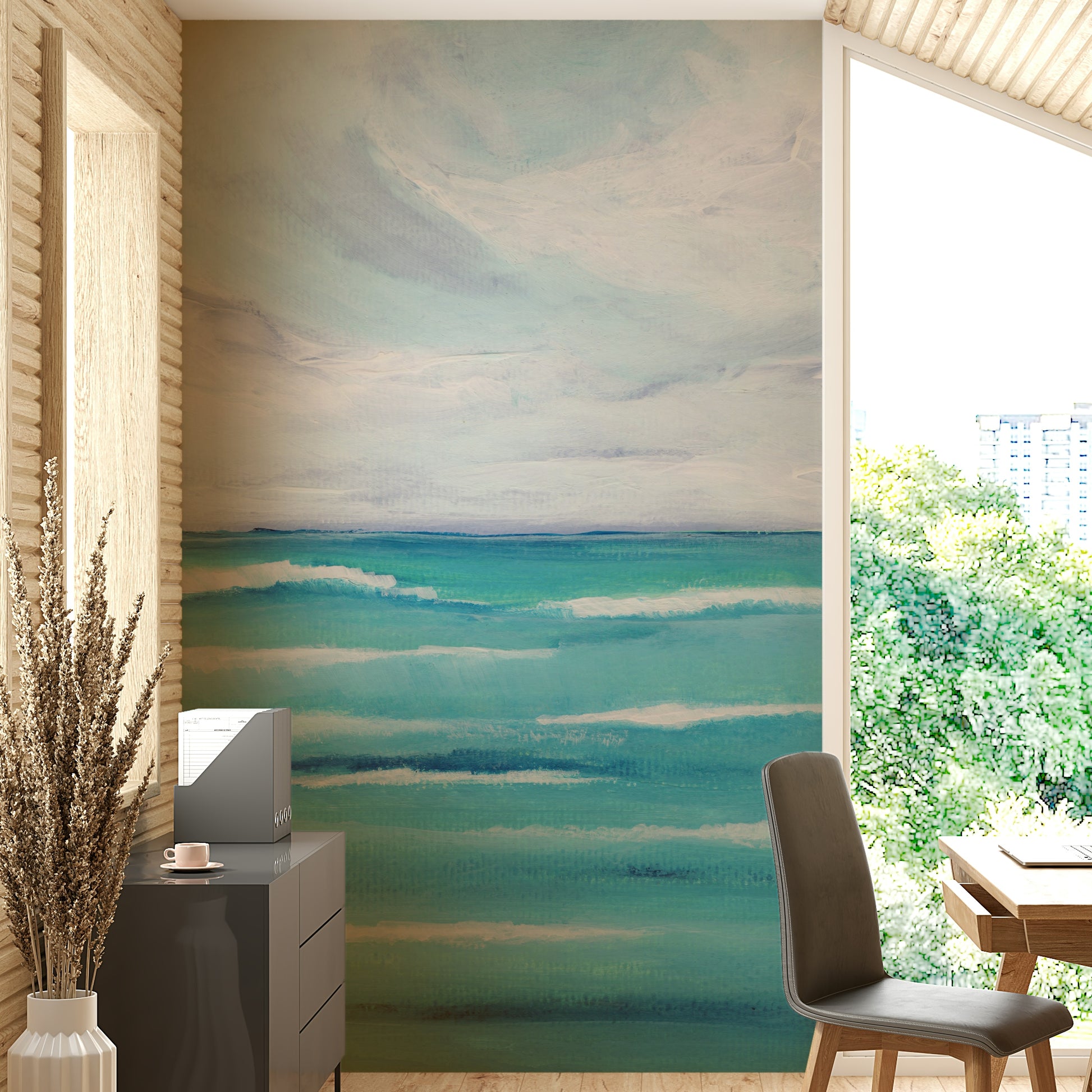 Ocean waves wallpaper for walls

