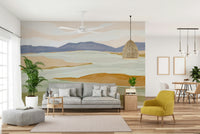 Forest landscape mural

