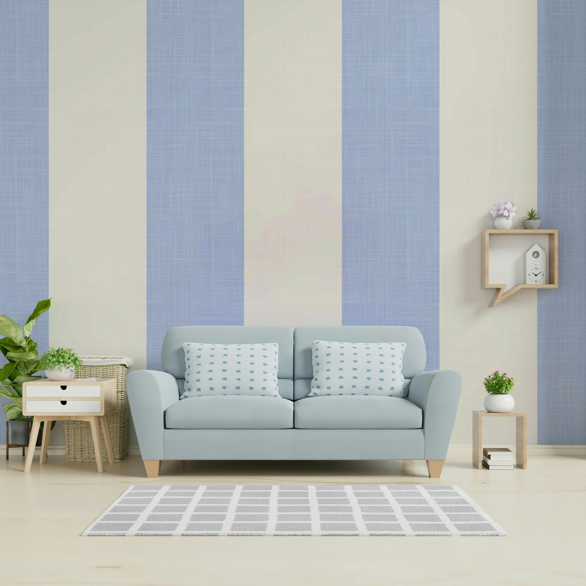 Easy install coastal wallpaper

