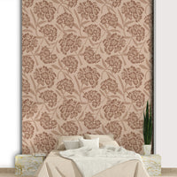 Easy install floral wallpaper

