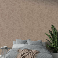 Vintage blush mural wallpaper in warm tones

