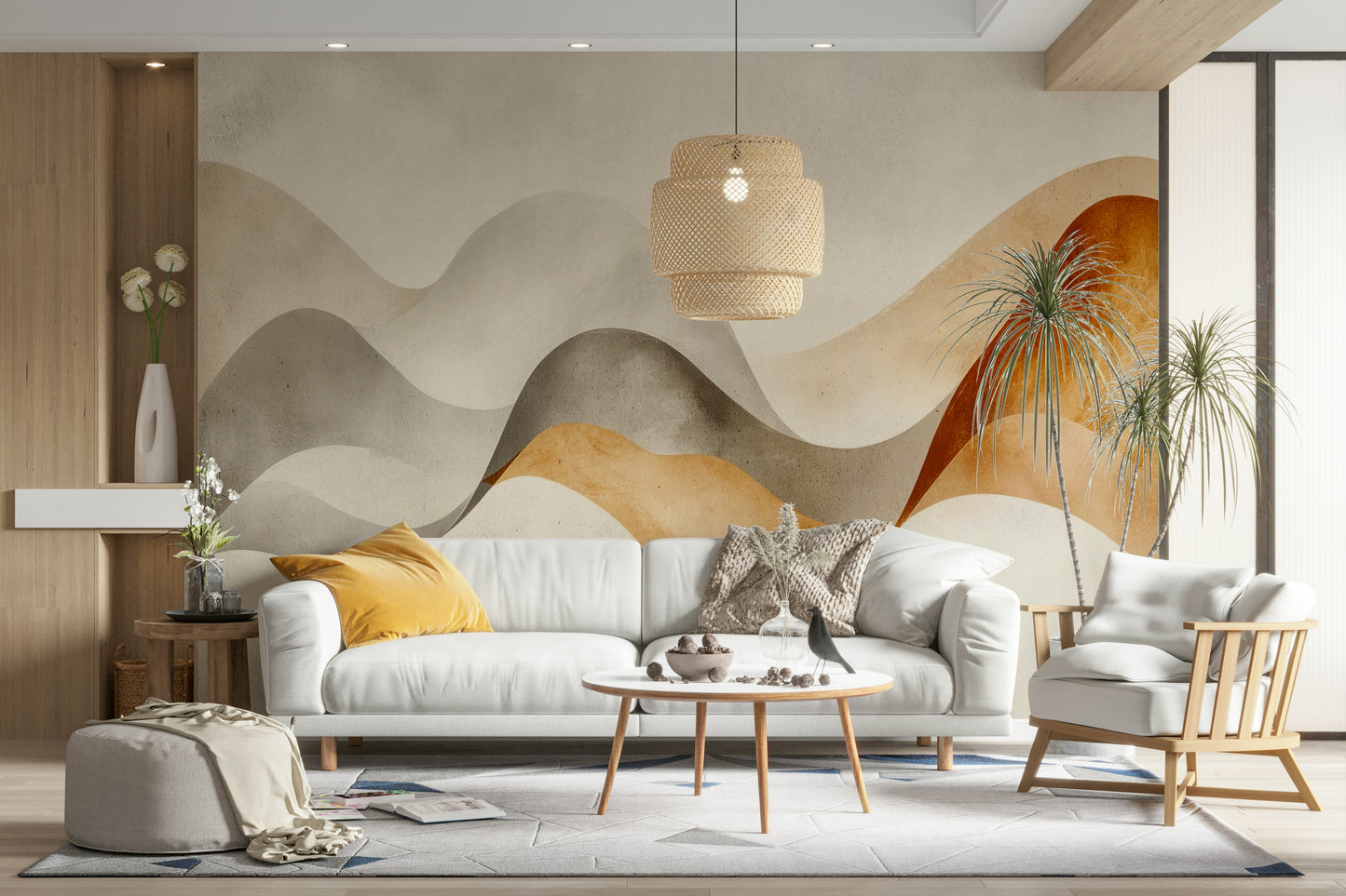 Serene Sands wall mural

