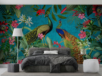 Intricate floral and peacock design for home interiors

