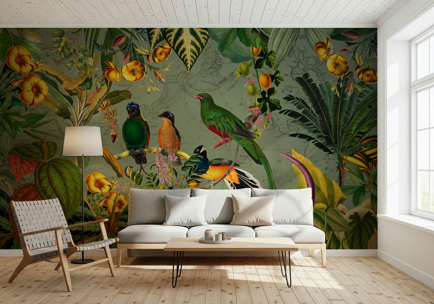 Tropical Explorers' Chart Wall Mural