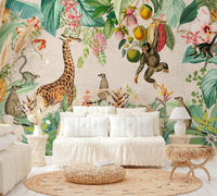 Rustic safari wallpaper for bedrooms

