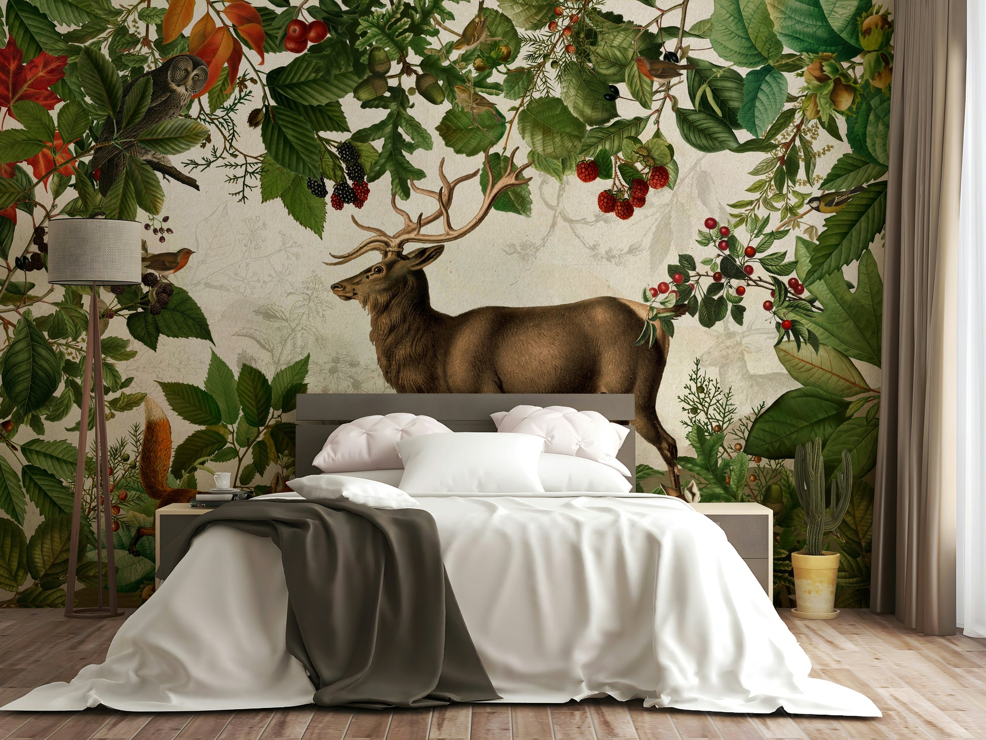 Rustic autumn wallpaper for living rooms

