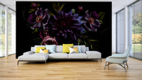 Tranquil garden mural for walls

