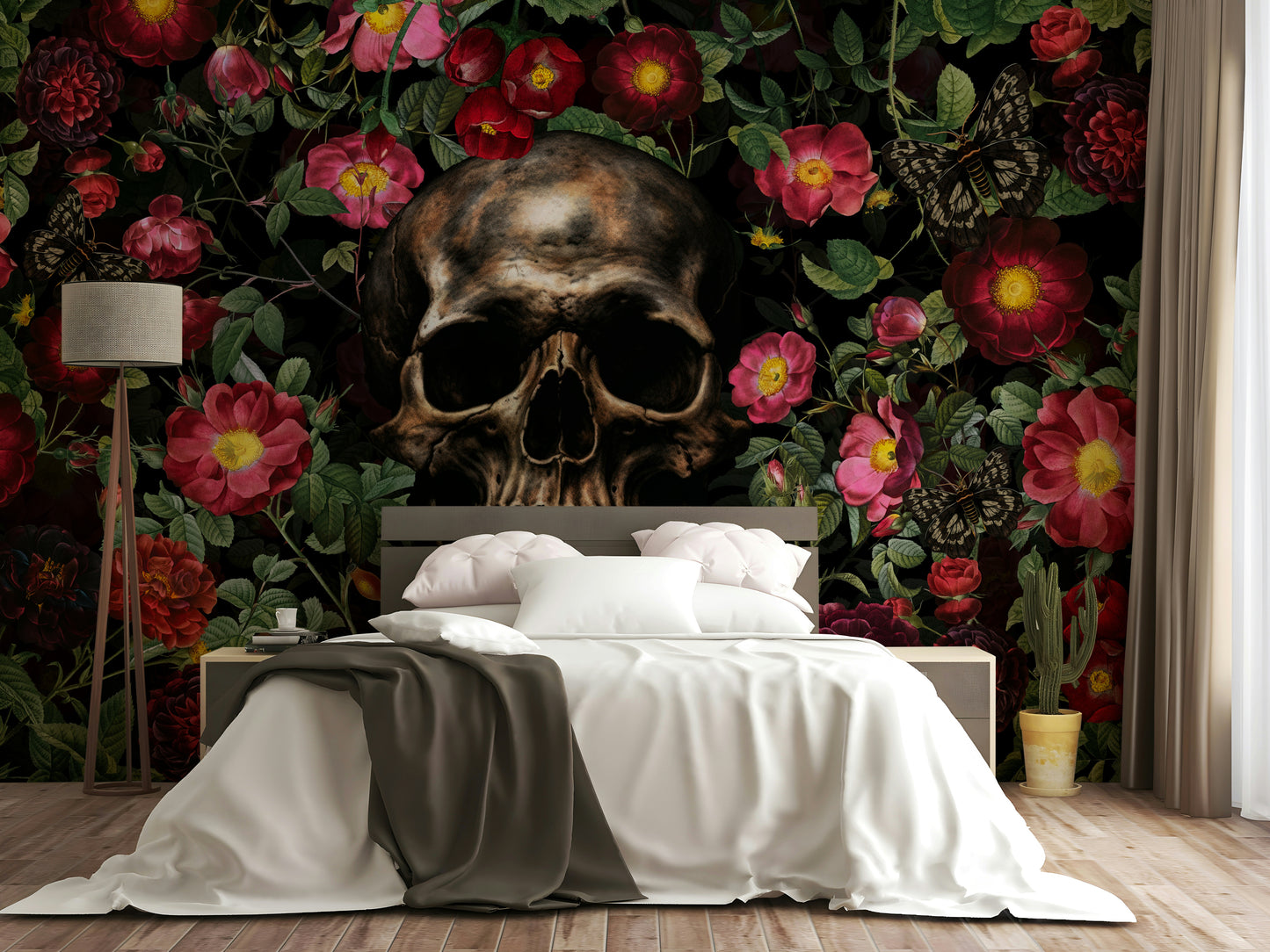 Timeless rose mural wallpaper

