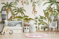 Gentle watercolor animal wallpaper

