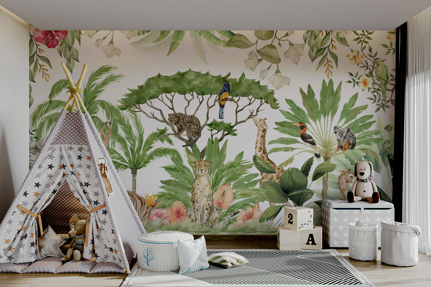 Wildlife wallpaper for bedrooms

