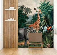 Jungle animal wallpaper for walls

