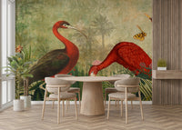 Nature-inspired calming mural

