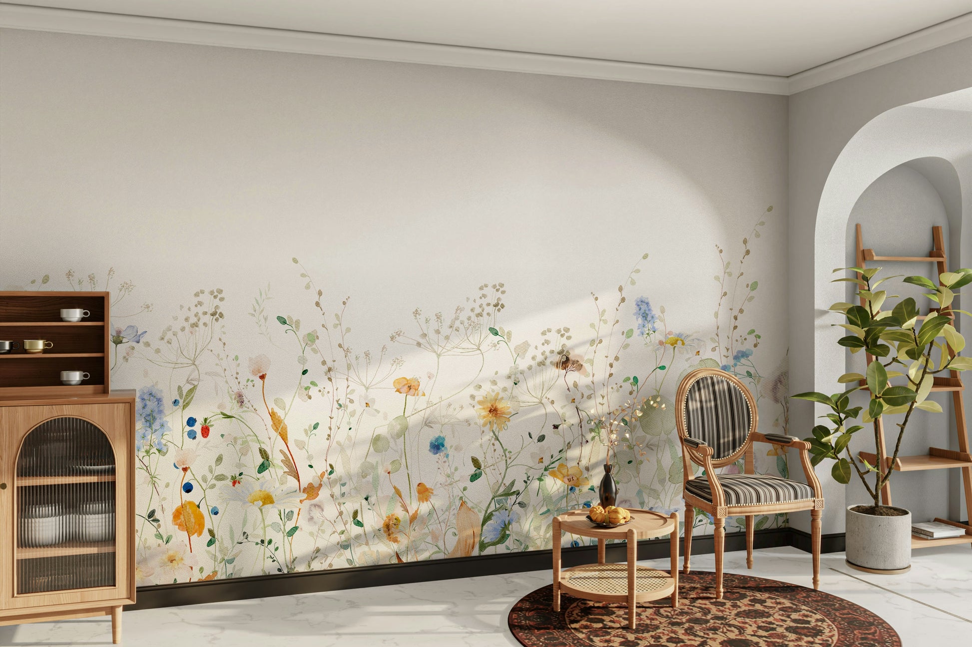 Easy to install wall mural

