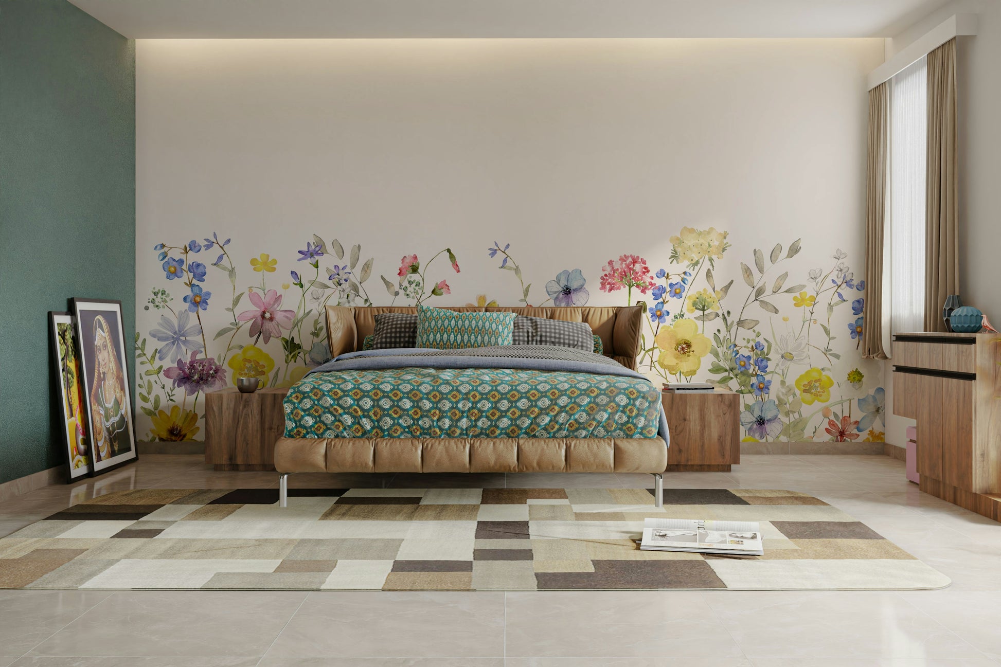 Durable nature-inspired wallpaper

