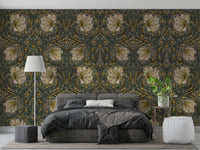 Handcrafted William Morris wallpaper

