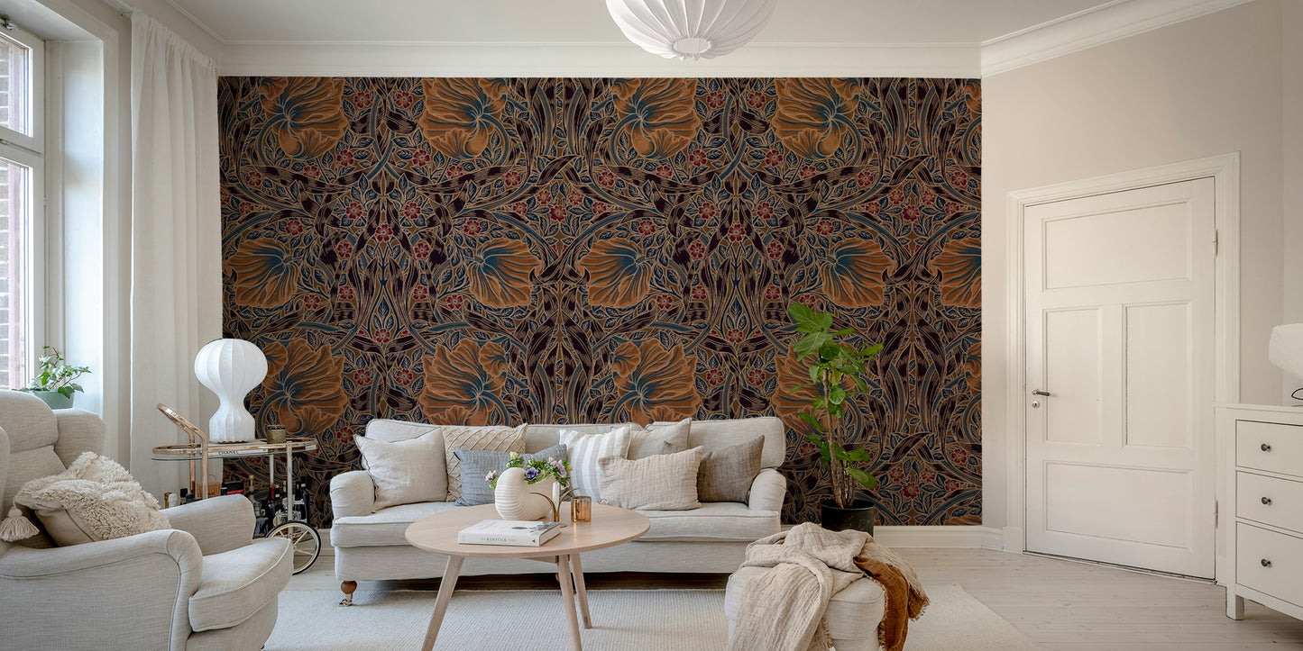 Nature-inspired wallpaper for interiors

