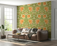 Handcrafted William Morris wallpaper

