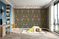 Handcrafted William Morris wallpaper

