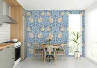 Handcrafted William Morris wallpaper

