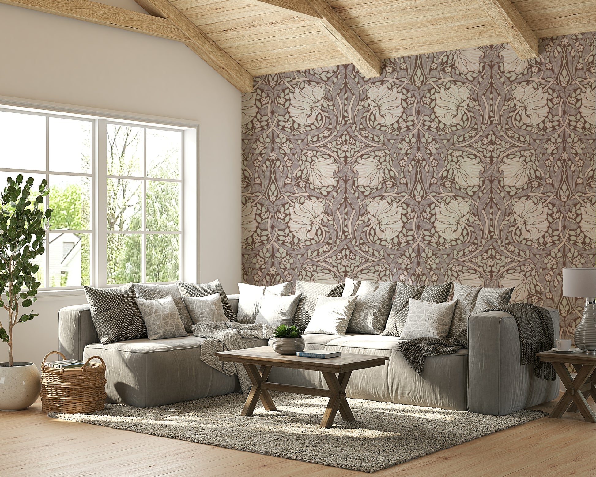 Arts and Crafts movement wallpaper

