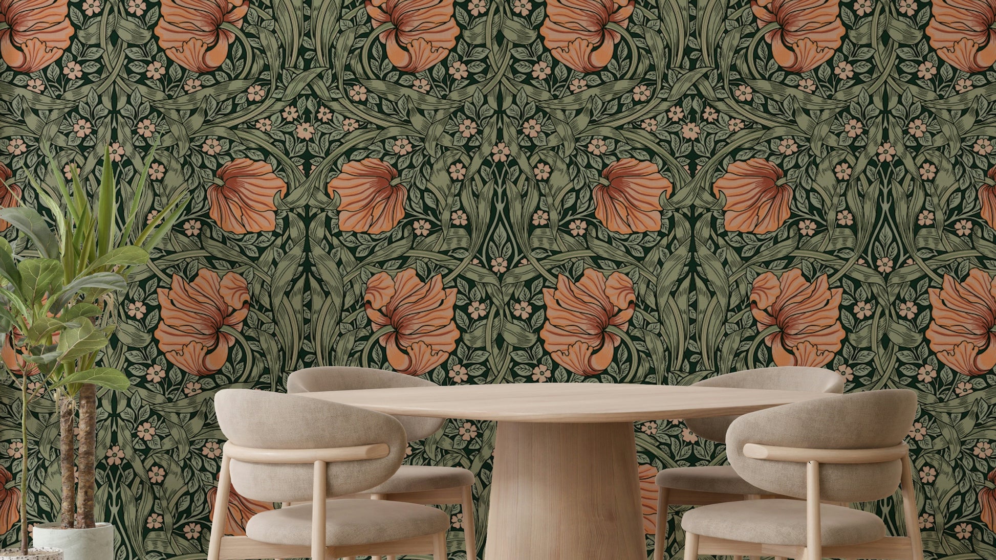 Pimpernel by William Morris 24 wallpaper for walls

