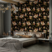 Timeless vintage rose wallpaper for cozy spaces

