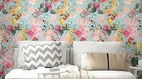 Romantic garden mural wallpaper for walls

